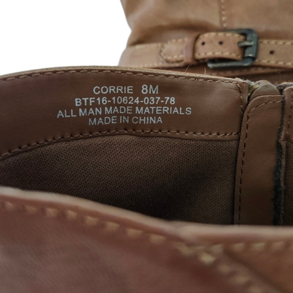 Baretraps Corrie Riding Boots Brush Brown Women's Size 8 Zipper Closure - Picture 4 of 16